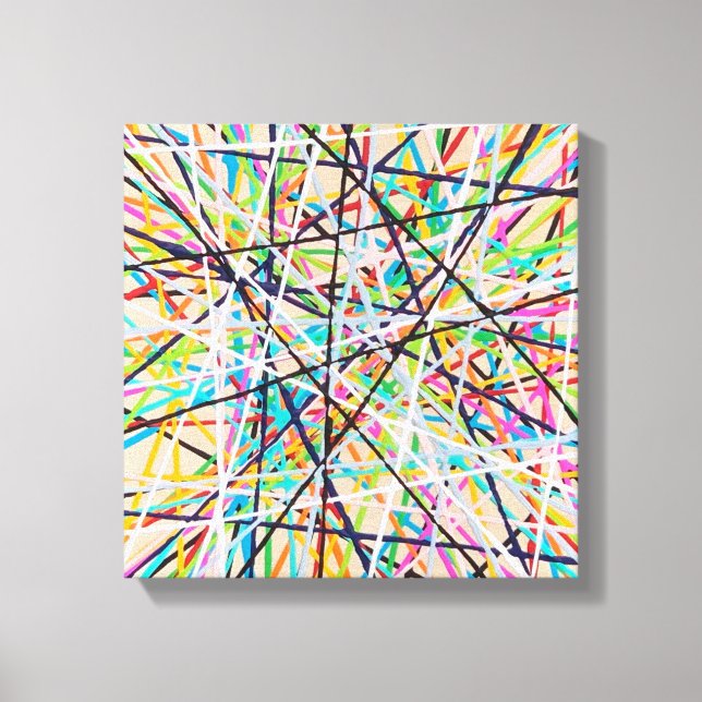 Pick Up Sticks 2 12 x 12 Wrapped Canvas Print (Front)