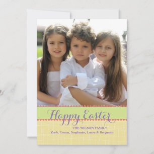 Pick Up Sticks Photo Easter Card
