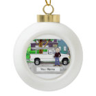 Pick Up Truck, White - Male