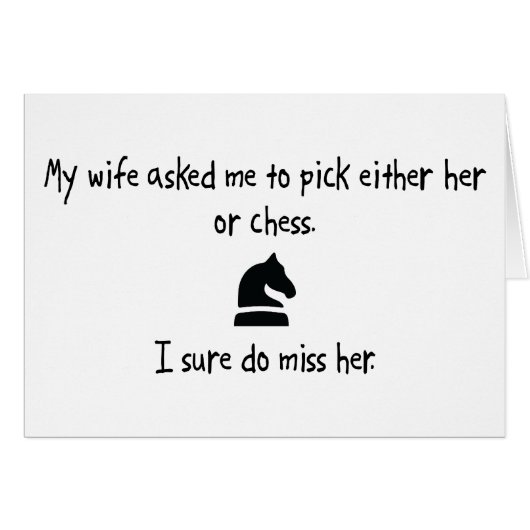 Pick Wife or Chess Cards (Front Horizontal)