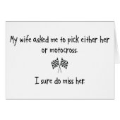 Pick Wife or Motocross (Front Horizontal)