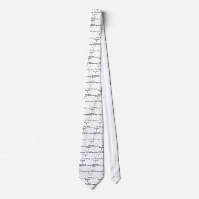 Pick Wife or Surveying Neck Tie (Front)