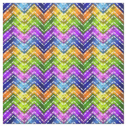 Pick Your Color w/Chevrons Rainbow PYCC Fabric