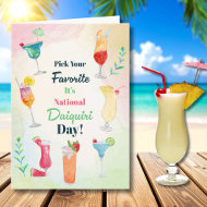 Pick Your Favorite National Daiquiri Day July 19 Card