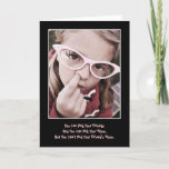 Pick Your Friends/nose Birthday Card at Zazzle
