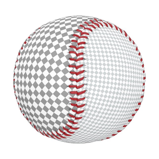 Pick your own checkers color Easily Customize This Baseball (Angled)