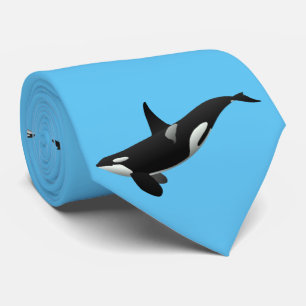 Pick Your Own Custom Color Orca Killer Whale Tie