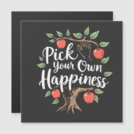 Pick Your Own Happiness Apple Picking Season Fall (Front/Back)
