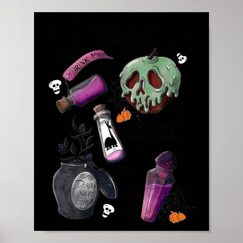 Pick Your Poison Drink Me Potion Halloween  Poster