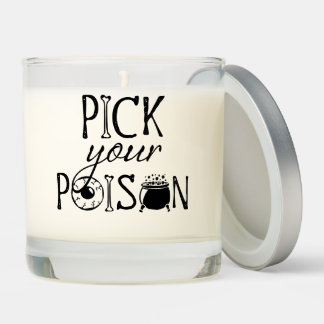 Pick Your Poison | Funny Witch Halloween Scented Candle