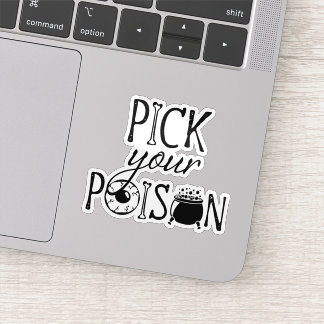Pick Your Poison, Halloween Witchy Cauldron Eye Sticker