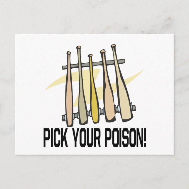 Pick Your Poison Postcard (Front)