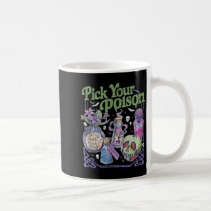 Pick Your Poison, Vintage Princess Halloween  Coffee Mug