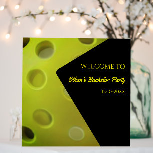 Pickeball birthday party bachelor party sport  foam board