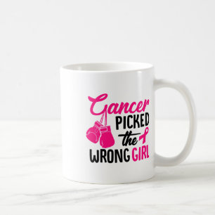 Picked The Wrong Girl Breast Cancer Awareness  Coffee Mug