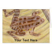Pickerel Frog Watercolor (Front Horizontal)