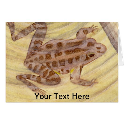 Pickerel Frog Watercolor (Front Horizontal)
