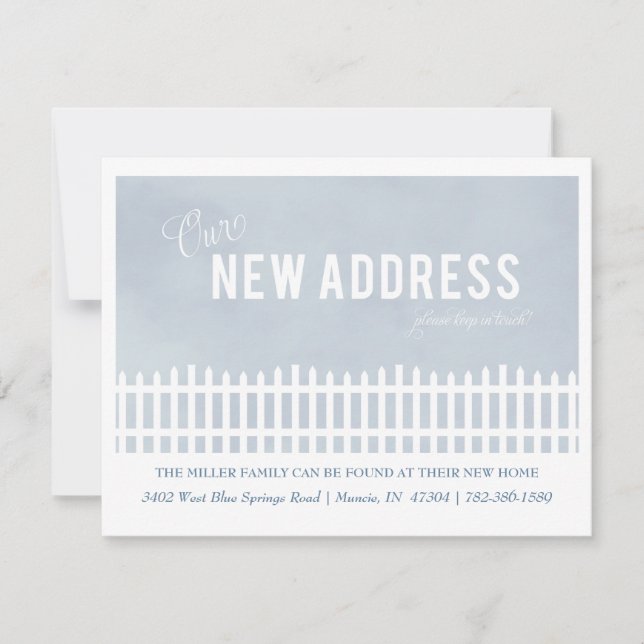 Picket Fence Moving Announcement (Front)