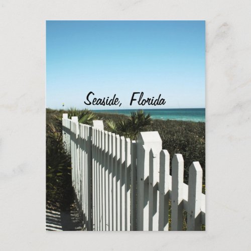Picket Fence _ Seaside FL Postcard