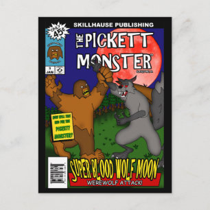 PICKETT MONSTER - Comic Book #3 Postcard