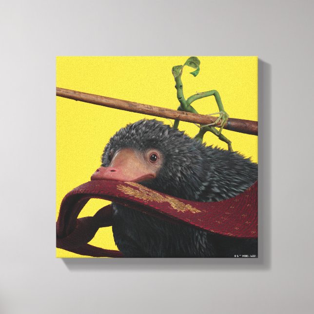 Pickett & Teddy With Wand and Tie Canvas Print (Front)