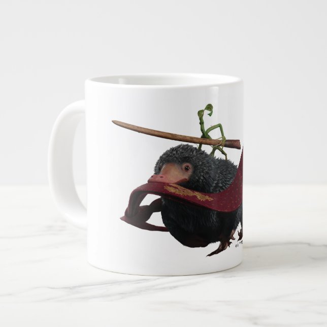 Pickett & Teddy With Wand and Tie Giant Coffee Mug (Front Left)
