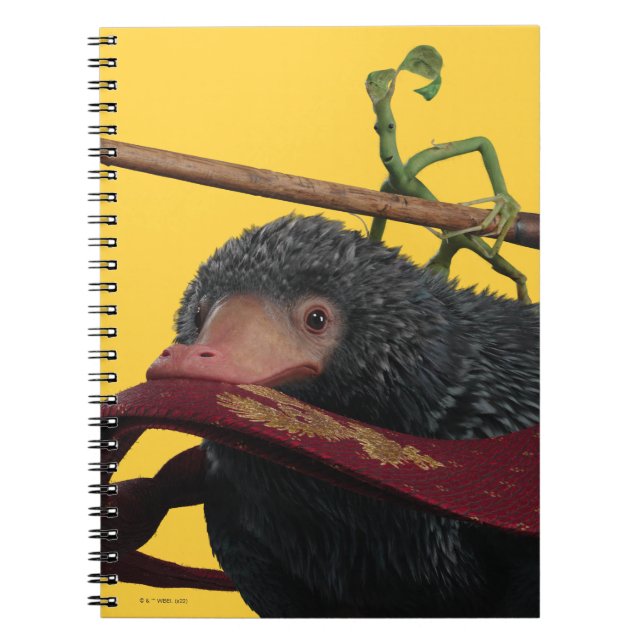 Pickett & Teddy With Wand and Tie Notebook (Front)