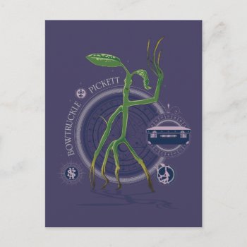 Pickett™ The Bowtruckle™ Graphic Postcard by fantasticbeasts at Zazzle