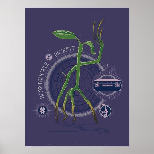 PICKETT The BOWTRUCKLE Graphic Poster