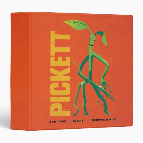 Pickett Vintage Graphic 3 Ring Binder