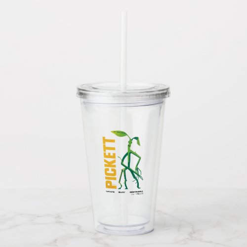 Pickett Vintage Graphic Acrylic Tumbler