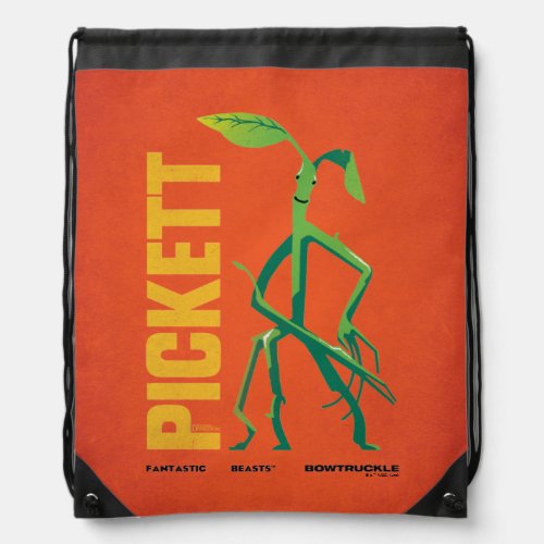 Pickett Vintage Graphic Drawstring Bag