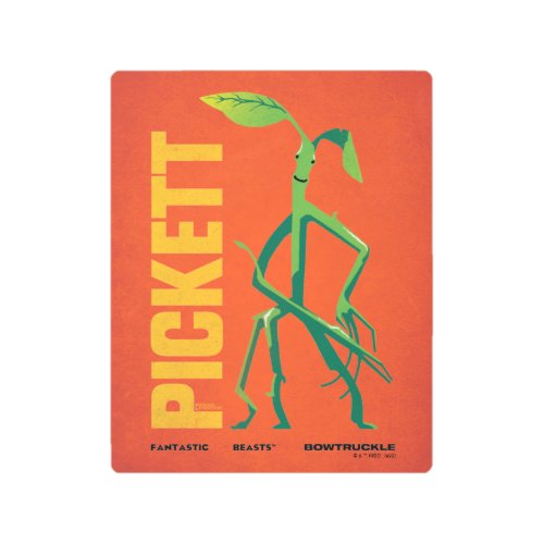 Pickett Vintage Graphic Metal Print