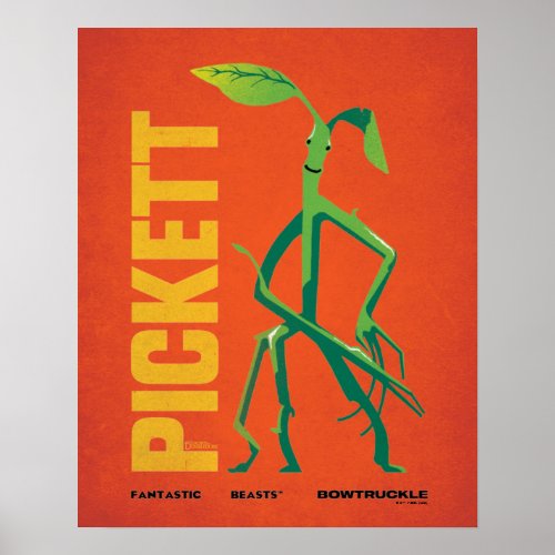 Pickett Vintage Graphic Poster