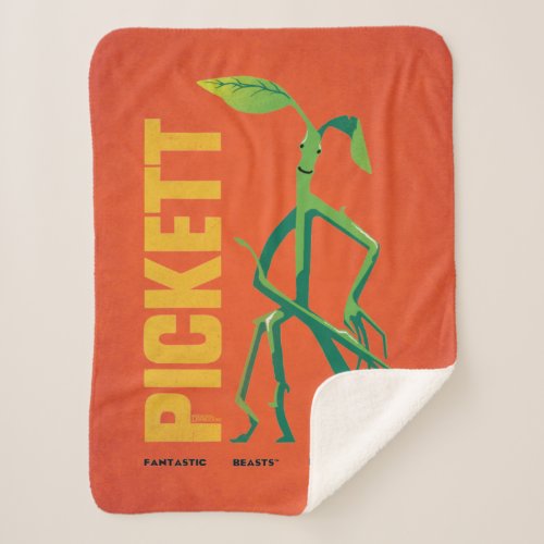 Pickett Vintage Graphic Sherpa Blanket