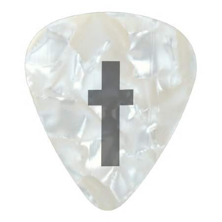 Picking Christ Pearl Celluloid Guitar Pick