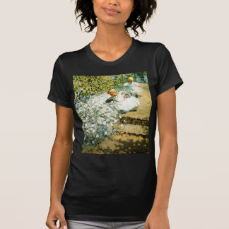 Picking Flowers Ladies Petite T-Shirt