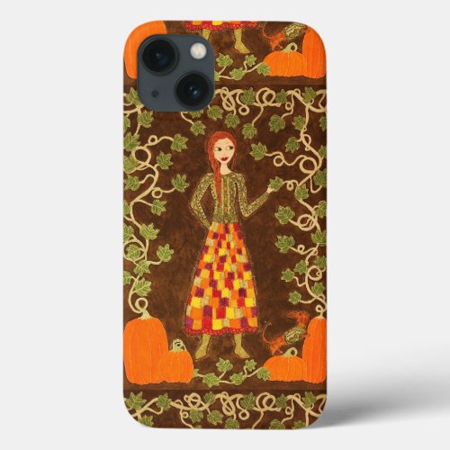 Picking Pumpkin  iPhone 13 Case