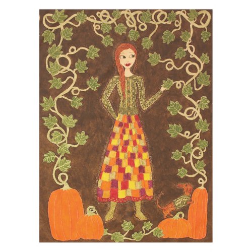 Picking Pumpkins  Tablecloth