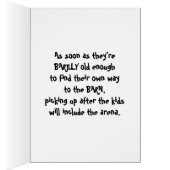 Picking Up After Kids - Cowboy Parenting (Inside (Right))