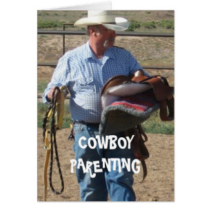 Picking Up After Kids - Cowboy Parenting Cards