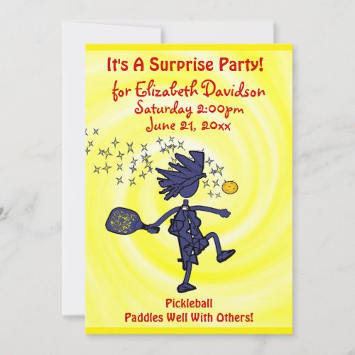 Picklball Party Invitation