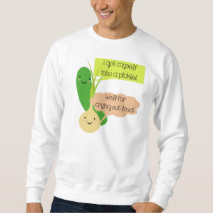 Pickle and Onion Humor Sweatshirt