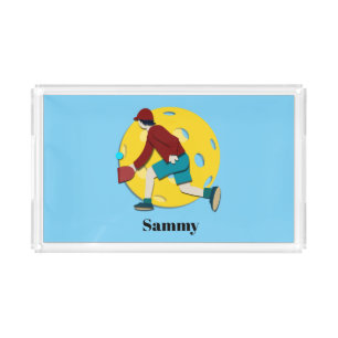 Pickle Ball Acrylic Tray