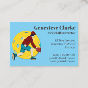 Pickle Ball Business Card