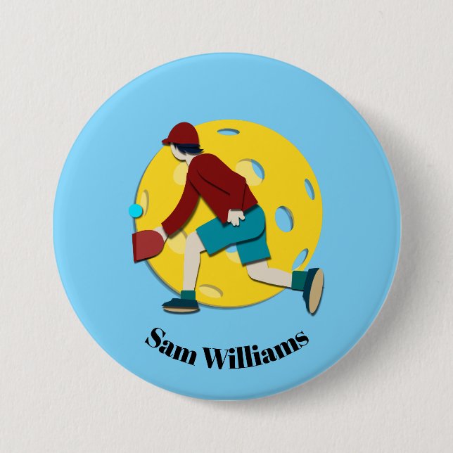 Pickle Ball Button (Front)