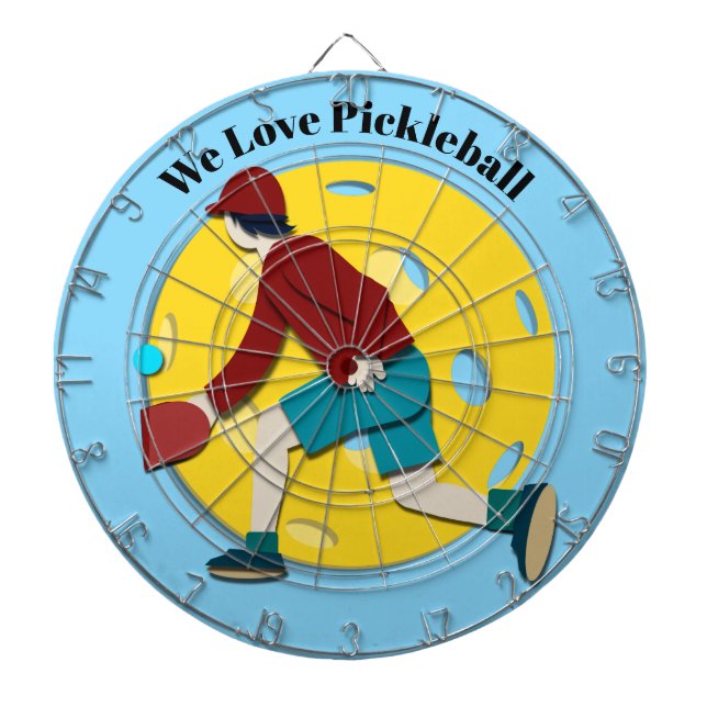 Pickle Ball Dart Board (Front)