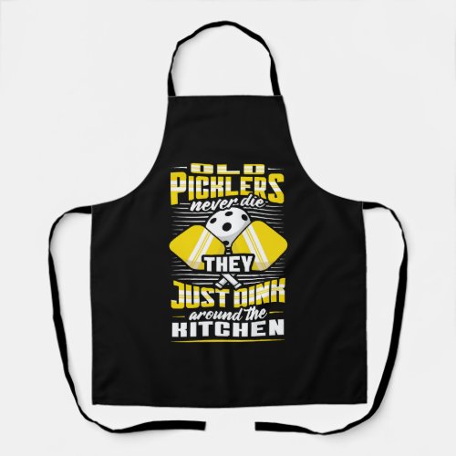 Pickle Ball Design for a Pickleball Grandpa Apron