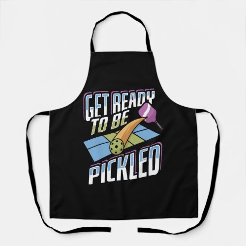 Pickle Ball Design for a Pickleball Player         Apron