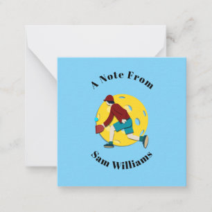 Pickle Ball Note Card